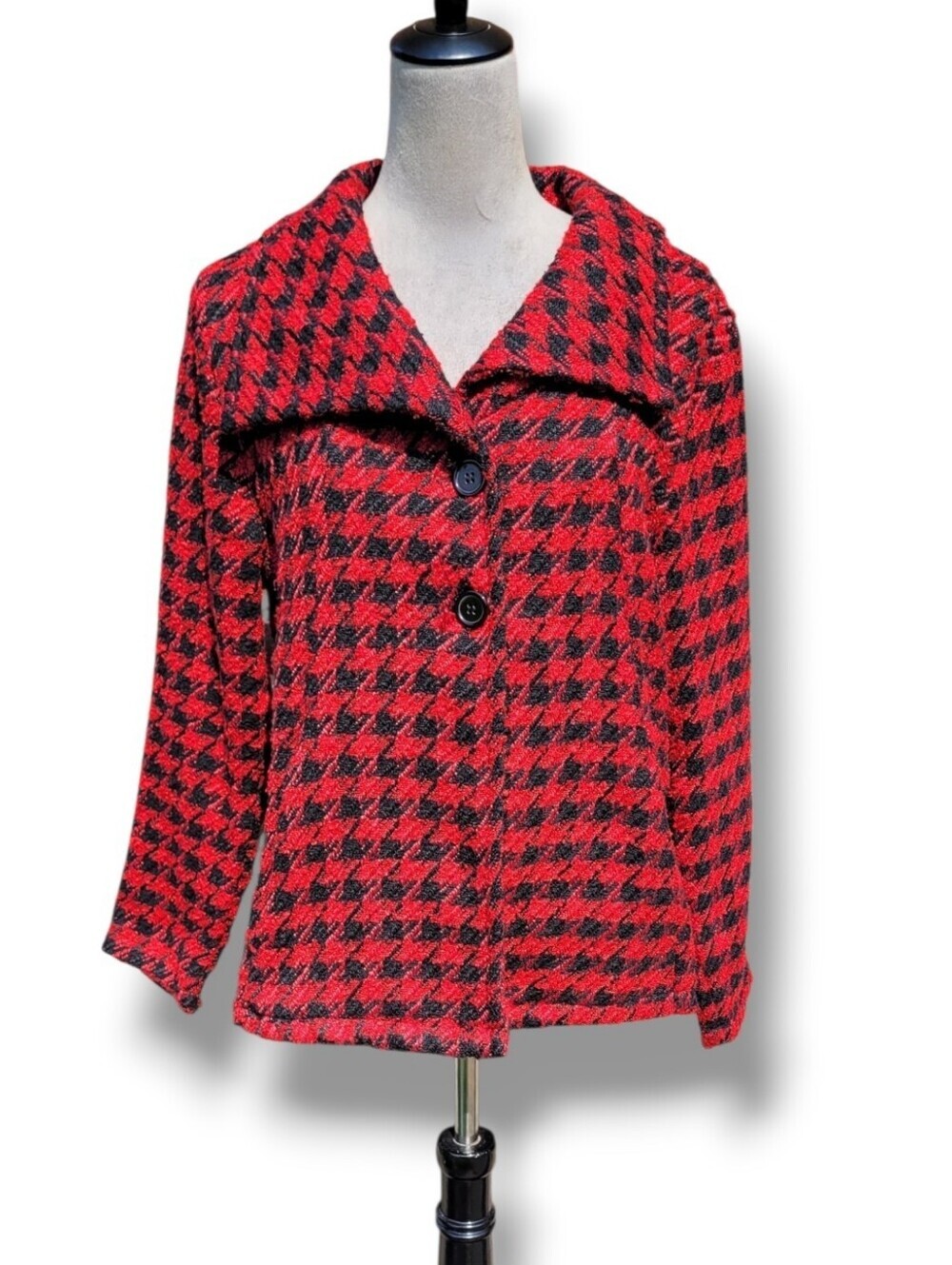 Lulu B Houndstooth Blazer Size M